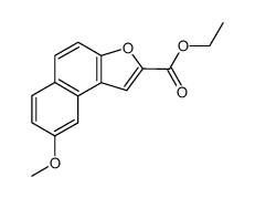 carbethoxy-2 methoxy-8 naphto(2,1-b)furanne Structure