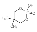 2-hydroxy-5,5-dimethyl-1,3-dioxa-2$l^C5H11O4P-phosphacyclohexane 2-oxide Structure