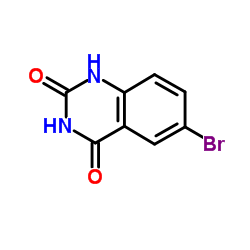 6-溴喹唑啉-2,4-二酮结构式