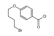 4-(4-bromobutoxy)benzoyl chloride结构式