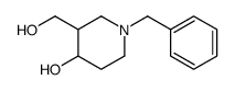 1-benzyl-3-(hydroxymethyl)piperidin-4-ol Structure