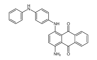 1-amino-4-(4-anilinoanilino)anthracene-9,10-dione结构式