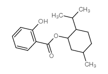 薄荷醇水杨酸酯结构式
