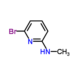 6-溴-2-甲氨基吡啶结构式