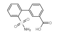 3-(2-Aminosulfonylphenyl)benzoic acid结构式