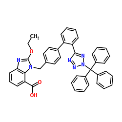 N-Trityl Candesartan结构式