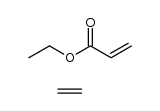 2-丙烯酸乙基酯与乙烯的聚合物结构式