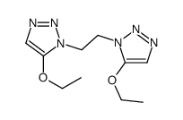 5-ethoxy-1-[2-(5-ethoxytriazol-1-yl)ethyl]triazole Structure