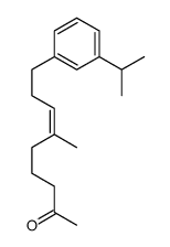 6-methyl-9-(3-propan-2-ylphenyl)non-6-en-2-one Structure