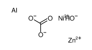 zinc,aluminum,nickel(2+),carbonate,hydroxide结构式