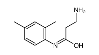 3-amino-N-(2,4-dimethylphenyl)propanamide结构式