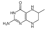 2-氨基-6-甲基-5,6,7,8-四氢蝶啶-4(1H)-酮结构式