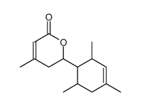 2,4,6-trimethyl-α-(2-methylallyl)cyclohex-3-ene-1-methyl acetate结构式
