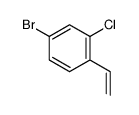 4-bromo-2-chloro-1-ethenylbenzene Structure