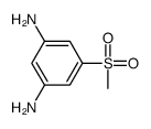 5-(甲基磺酰基)苯-1,3-二胺结构式