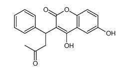 6-Hydroxywarfarin-d5 Structure