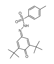 2,6-di-tert-butyl-1,4-benzoquinone 4-p-tosylhydrazone Structure