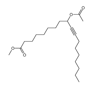 methyl 9-acetoxyoctadec-10-ynoate结构式