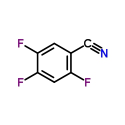2,4,5-三氟苯甲腈结构式