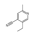 5-ethyl-2-methylpyridine-4-carbonitrile Structure
