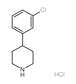 4-(3-氯苯基)哌啶盐酸盐结构式