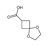 5,8-dioxaspiro[3.4]octane-2-carboxylic acid Structure