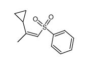(Z)-cycloprop-1-enyl phenyl sulphone Structure