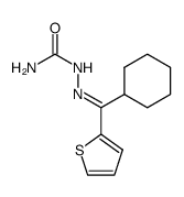 cyclohexyl-[2]thienyl ketone semicarbazone Structure