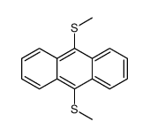 9,10-bis(methylsulfanyl)anthracene结构式