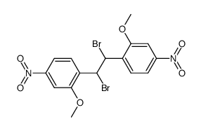 α,α'-dibromo-2,2'-dimethoxy-4,4'-dinitro-bibenzyl Structure