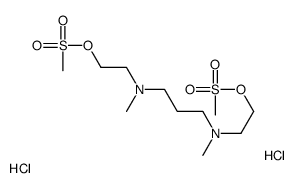 2-[methyl-[3-[methyl(2-methylsulfonyloxyethyl)amino]propyl]amino]ethyl methanesulfonate,dihydrochloride Structure