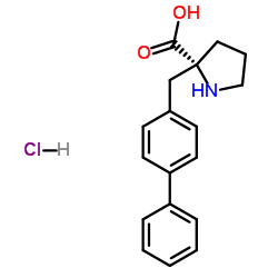 (R)-ALPHA-(4-BIPHENYLMETHYL)-PROLINE-HCL Structure