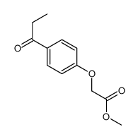 methyl 2-(4-propanoylphenoxy)acetate Structure
