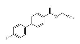 4'-FluoroBiphenyl-4-carBoxylicacidethylester结构式