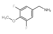 (3,5-difluoro-4-methoxyphenyl)methanamine Structure