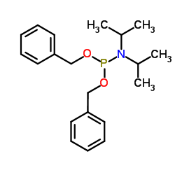 二苄基 N,N-二异丙基亚磷酰胺结构式
