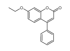 7-ethoxy-4-phenyl-2H-chromen-2-one结构式
