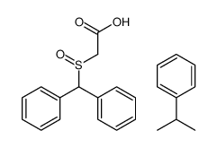 (S)-a-methylbenzenemethanamine (R)-[(Diphenylmethyl)sulfinyl]acetate结构式
