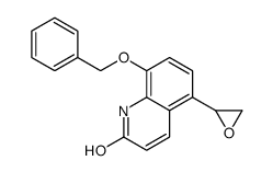 5-(2-Oxiranyl)-8-(phenylmethoxy)-2(1H)-quinolinone结构式