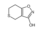 4H-Thiopyrano[3,4-d]isoxazol-3(2H)-one,6,7-dihydro-(9CI) Structure