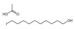 acetic acid,10-iododecan-1-ol结构式
