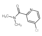 4-氯-N,N-二甲基吡啶酰胺结构式