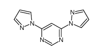4,6-di(pyrazol-1-yl)pyrimidine Structure
