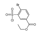 ethyl 4-bromo-3-chlorosulfonyl-benzoate Structure