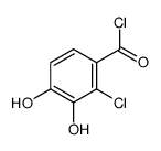 Benzoyl chloride, 2-chloro-3,4-dihydroxy- (9CI) Structure