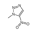 1-甲基-5-硝基-1,2,3-三唑结构式