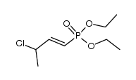 (E)-diethyl-3-chloro-but-1-enylphosphonate Structure