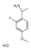 (1R)-1-(2-氟-4-甲氧基苯基)乙胺盐酸盐结构式