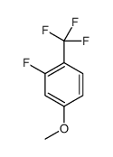 2-氟-4-甲氧基-1-(三氟甲基)苯结构式