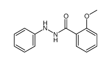2-Methoxy-benzoic acid N'-phenyl-hydrazide Structure